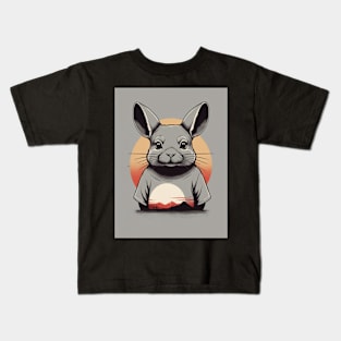 Chinchilla 4 - Japanese Retro Art Kids T-Shirt